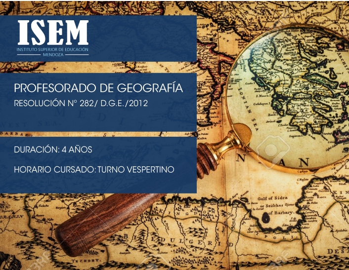 profesorado geografía